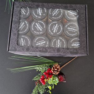 Dovanų dėžutė su langeliu "Black Deer" juoda