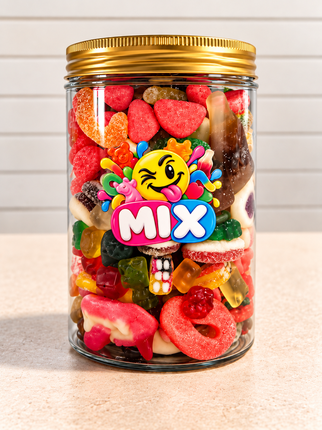 MIX guminukai – saldūs ir rūgštūs, 650 g