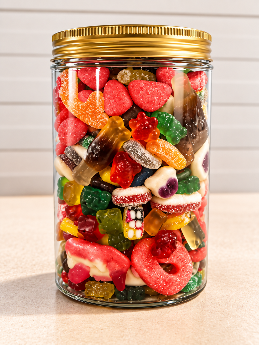 Saldūs guminukai Mix -650 gramų, indelyje. - Image 2